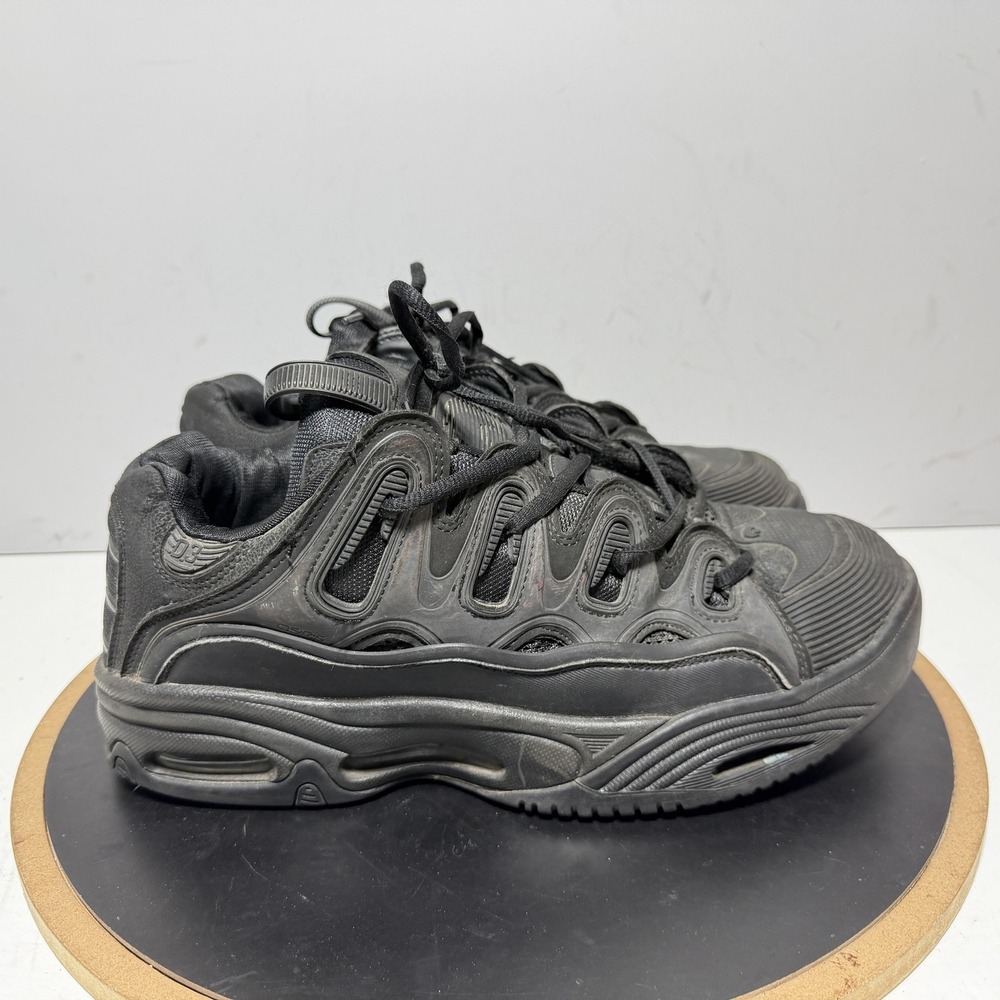 Vintage Osiris D3 2001 Shoes Mens Size 13 Black Skate Sneakers Chunky Y2K